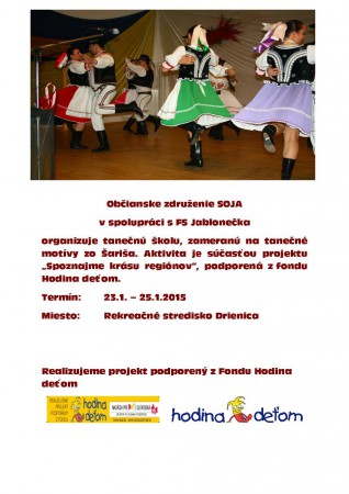 Tanečná škola 23.-25.1.2015